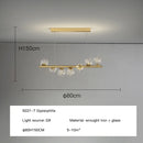GobekUsa Glass Ball Chandelier for Dining Room Kitchen Office Front Desk