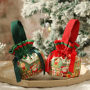 GobekUsa Christmas Eve Apple Bag: Festive Handheld Gift Bag for Santa Candy 和 Children