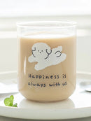 GobekUsa Cute Dog Glass Cup: Heat-resistant Cartoon Coffee Milk Juice Drinking Glass
