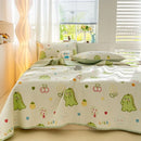 GobekUsa Cartoon Pattern Cotton Single Mattress Mat: Summer Comfort & Non-Slip Performance