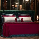 GobekUsa 200S Egyptian Cotton Embroidery Bedding Set: Queen King Linens, Duvet Cover, Sheets