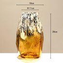 GobekUsa Gradients Black Glass Vase Terrarium Pot Bowl Desktop Organization Blooms Pots