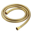 GobekUsa Antique Gold Handheld Shower Head with Holder and Plumbing Hose