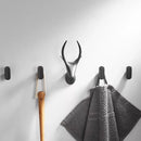 GobekUsa Brass Gray Deer Hook: Creative Wall Hanging Coat Hook