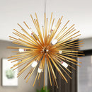 GobekUsa Gold LED Chandelier Pendant Light for Modern Kitchen Island Living Room