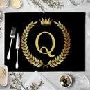 GobekUsa Kitchen Table Mats Set of 4, 42*32cm, Cotton Linen Coasters for Dining Home Decor