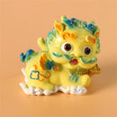 GobekUsa Chinese Mythology Lion Figurines for Luck, Wealth, and Protection