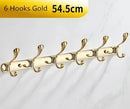 GobekUsa Brass Gold Towel Hook: Wall Mount Bathroom/Kitchen Hanger