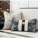 GobekUsa Dragonfly Insects Embroidery Cushion Cover - Quaint & Elegant Style Pillow Case