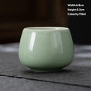 GobekUsa Ceramic KungFu Tea Cup Small Coffee Cups Porcelain Teacup Pottery Water Cup