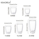 GobekUsa Heat-Resistant Double Wall Glass Cup | Versatile Drinkware for Home