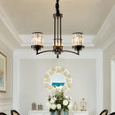 GobekUsa Black Art Crystal Chandelier for Luxury Living Room Bedroom Lighting Fixtures