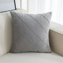 GobekUsa Hand Pleat Embroidered Cushions 30x50/45x45cm Beige Pink Nordic Style Pillowcase