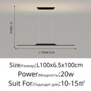 GobekUsa LED Ceiling Pendant Lamp: Minimalist Chandelier, Height Adjustable, Home Decor Solution