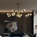 GobekUsa Crystal Chandelier: Luxury Living Room Dining Ceiling Light