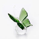 GobekUsa Crystal Butterfly Figurine Glass Paperweight Sculpture Christmas Decor Gift
