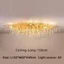 GobekUsa Crystal Ceiling Chandelier: Modern Luxury for Living, Dining, Bedroom, Hotel, Hall, Home Decor