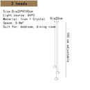 GobekUsa Crystal LED Ceiling Chandeliers Bedroom Living Room Staircase Pendant Lamp