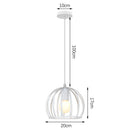 GobekUsa Industrial Metal Ball Pendant Light for Bedroom Kitchen Island