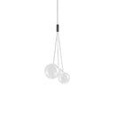 GobekUsa Bubble Glass Chandeliers Pendant Lights for Kitchen Island and Dining Room