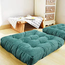 GobekUsa Corduroy Floor Seat Cushion Pad for Adults – Large, Soft Square Pouf for Comfort