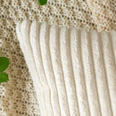 GobekUsa Corduroy Striped Throw Pillow Covers - Soft Decorative Cushion Cases
