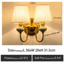 GobekUsa Cloth Cover Wall Light for Bedroom, Living Room, Restaurant, and Corridor
