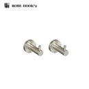 GobekUsa Brushed Nickel Stainless Steel Bathroom Hardware Set Towel Bar Ring Holder Robe Hook