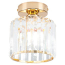 GobekUsa Gold Iron Cage Ceiling Light Modern Nordic Decor Retro Loft Fixture E27