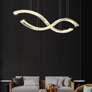 GobekUsa Crystal Chandelier Pendant Lamp Hanging Light for Living Room