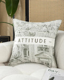 GobekUsa Embroidered Patchwork Cushion Cover 45*45 for Elegant Living Room Decor