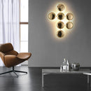 GobekUsa Italian 2025 Glossy Gold LED Wall Sconces - Modern Home Decor