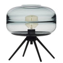GobekUsa Glass & Metal Nordic Sofa Desk Lamp for Postmodern Bedroom & Living Room