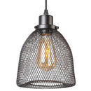 GobekUsa Black Metal Cage Pendant Light Chandelier for Modern Home Decor