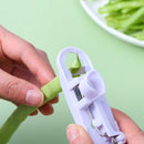 GobekUsa Bean Slicer Cutter Peeler Remover Kitchen Gadget Vegetable Fruit Stringer