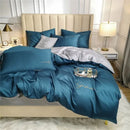 GobekUsa Egyptian Cotton Bedding Set with Sheet Pillowcase Blanket Cover - Queen King Size