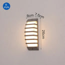 GobekUsa LED Outdoor Wall Sconce Light for Courtyard Patio Garden Front Door