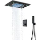 GobekUsa LED Thermostatic Shower System with Remote Control and Ceiling Mount