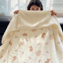 GobekUsa Cozy Fleece Blanket | Multi-Use Office & Home Shawl | Soft & Warm Blanket