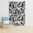 GobekUsa Japanese Horror Manga Hanging Tapestry for Creepy Aesthetic Witchcraft Decor