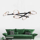 GobekUsa Circular Ring LED Ceiling Chandelier for Home Decor & Lighting Fixtures