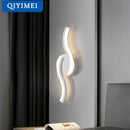 GobekUsa LED Wall Sconces White Fixtures for Bedroom Aisle Bedside Table Closet Lighting