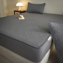 GobekUsa Love Pattern Cotton Fitted Sheet Single - Anti-Slip, Dustproof & Luxury