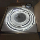 GobekUsa Crystal Ceiling Chandelier: Modern Stainless Steel LED Indoor Lighting for Living Room & Bedroom