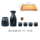 GobekUsa Ceramic Wine Sake Set with Heater and Dispenser