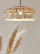 GobekUsa Handmade Rattan Pendant Lights - Nordic Style Chandelier for Home Decor