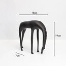 GobekUsa Abstract Horse Iron Sculpture - Metal Animal Figurine for Home Decor