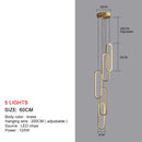 GobekUsa LED Chandelier: Modern Living Room Dining Room Pendant Lights for Home Decor