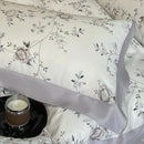 GobekUsa Eucalyptus Fiber Flowers Bedding Set: Duvet Cover, Bed Sheet, Pillowcase - 4Pcs