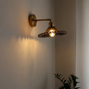 GobekUsa LED Green Glass Wall Light for Home Decor, Japanese Style, Bedroom, Living Room